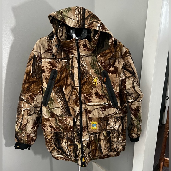 Browning Hydro-Fleece HMX Odorsmart Hunting Camouflage Jacket - Picture 3 of 7